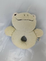 Pottery Barn Kids PBK Frog Plush Rattle Ring 5 Inch Stuffed Animal Toy - $12.95