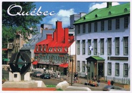 Postcard Quebec City Unesco Monument Sainte Anne Street - £3.13 GBP