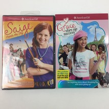 AG American Girl DVD Set Saige Paints the Sky Grace Stirs Up Success Baking Art - £23.50 GBP