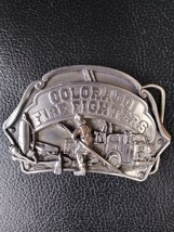 1987 Colorado Fire Fighter Commemorative Belt Buckle- Siskiyou - £19.63 GBP