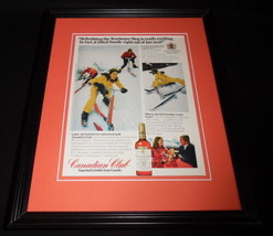 1974 Canadian Club Whisky Framed 11x14 ORIGINAL Vintage Advertisement - £31.00 GBP