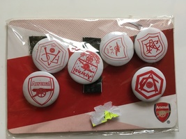 Arsenal Fc Official Button Badge Set - £9.49 GBP