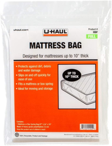 U-Haul Standard Full Mattress Bag – Moving &amp; Storage Cover for Mattress ... - $14.36