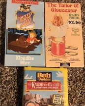 Country Mouse City Mouse Bob The Builder Nights Fix Alot VHS Video Lot Of 3 - £6.72 GBP