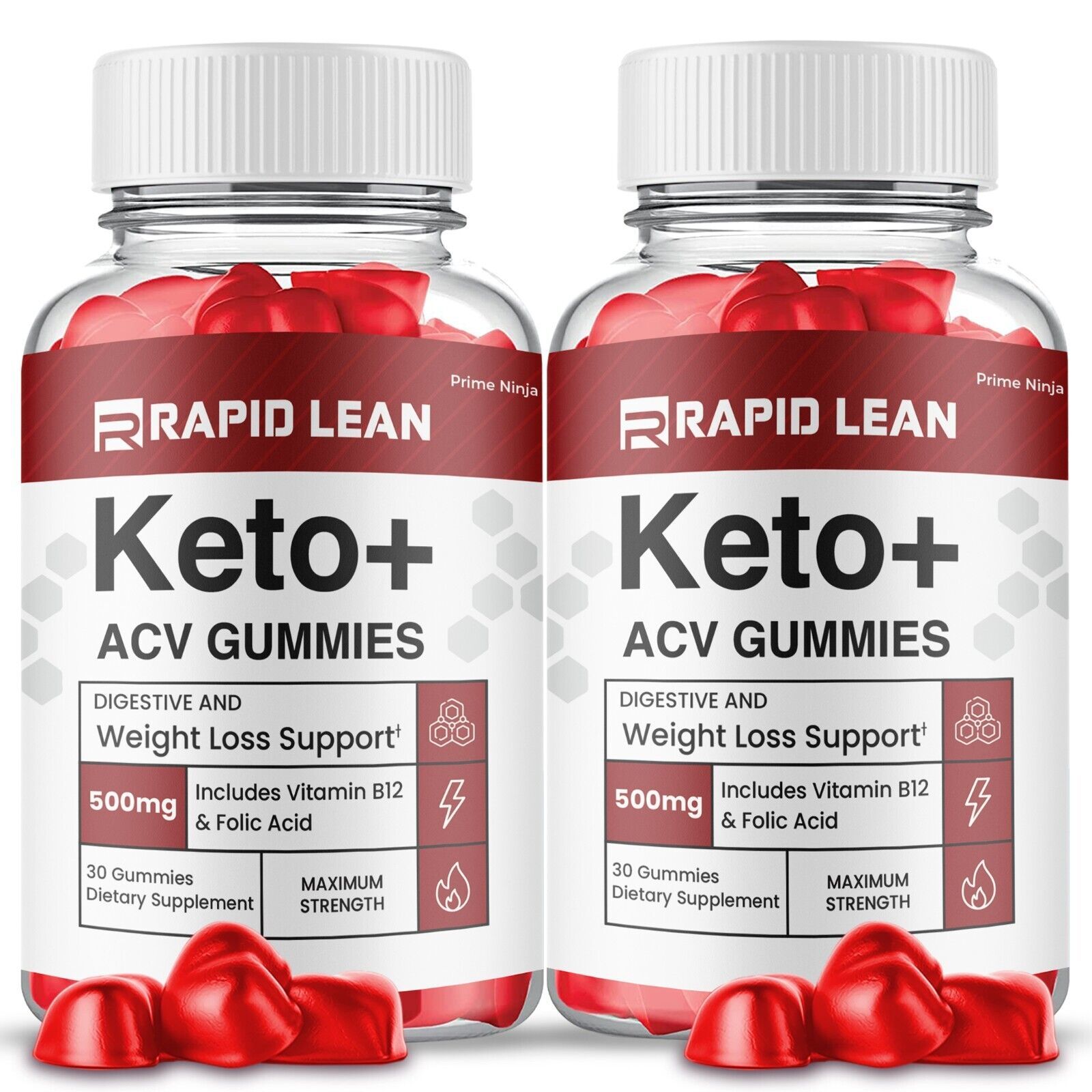 2 Pack Rapid Lean Keto ACV Gummies Official Rapid Lean Max Strength Gummies