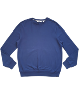 Joseph Abboud Sweater Mens Large Blue Long Sleeve Pima Cotton Sweatshirt - $276.98 MXN