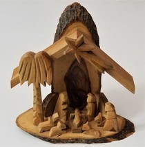 Nativity Scene in Olive Wood - £32.57 GBP