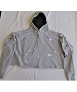Champs Women&#39;s Cropped &amp; Distressed Hooded Sweatshirt Size Medium - $20.58 CAD