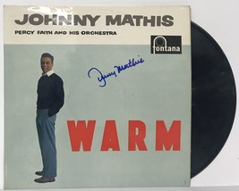 Johnny Mathis Signed Autographed &quot;Warm&quot; Record Album - COA Card - £39.49 GBP