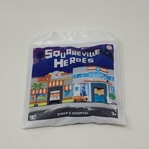 2023 NIP Wendy&#39;s Kids Meal Toy Squareville Heroes Diner and Hospital  3+ - £3.90 GBP