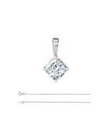 Asscher Natural Mined Diamond Pendant 14k gold (1.03 Ct H VS1 Clarity) GIA - $4,873.18 CAD