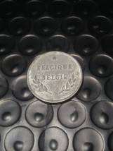 Belgium 2 Francs 1944 Zinc Coated Steel World War 2 Coin - £2.77 GBP