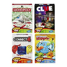 Hasbro Family Grab and Go Variety Pack Bundle: Clue, Monopoly, Connect 4 and Hun - £31.61 GBP