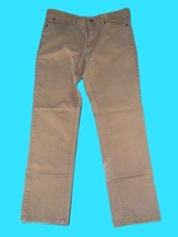 English Laundry Men&#39;s 5- Pocket Pants Size 34 x 32 Dark Tan/Khaki/Beige - £23.36 GBP