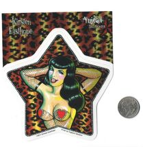 PINUP STARR BY Kirsten Easthope Vinyl Sticker 4 3/4&quot; X 4 3/4&quot; - $4.29