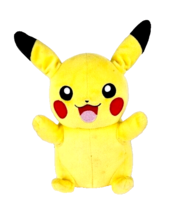 Pokemon Pikachu Tomy Push Belly Talks Cheeks Light Up - £18.60 GBP