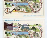2 Nikko Lakeside Hotel Postcards Nikko Japan  - $13.86