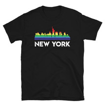 LGBT Flag Rainbow Shirt LGBT New York City Pride T-shirt - £16.02 GBP