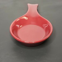 Ceramic Spoon Rest Red Spoon Rest 9&quot; x 4.25&quot; - £10.22 GBP