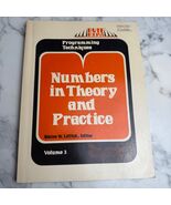 BYTE BOOKS Numbers in Theory &amp; Practice Vol 3 1979 Programming Manual - $25.93
