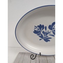 Pfaltzgraff Yorktowne 13 3/4&quot; Serving Platter Stoneware USA Blue #2 - $19.96