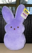 NEW 2022 Easter Peeps Bunny Pillow Lavender Purple Large 17” Plush Rabbi... - £31.33 GBP