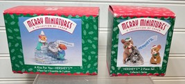 Vintage Merry Miniatures Christmas Hershey&#39;s Collectors Series 2 &amp; 3 - £9.59 GBP