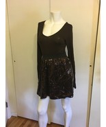 Vintage Havana Brown Sequin Dress - $14.85
