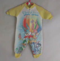 Vintage 90s Dr. Denton Tiny Toon Adventures Footed Pajamas Infant Size 0-6Months - £19.37 GBP