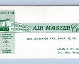Air Master Company Windows Vintage Business Card Philadelphia PA BC1 - $10.84