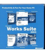 Microsoft Works Suite 2003 Software CD - Comes With Product Key - $14.95