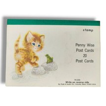 Vintage Penny Wise Post Cards Blank Stationery MCM Incomplete Set 8/20 - £9.55 GBP