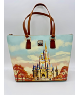 Disney Parks 2025 Magic Kingdom Castle Fall Colors Dooney And Burke Tote... - $6,959.63 MXN