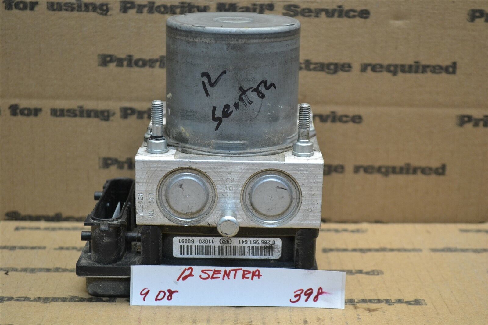 2012 Nissan Sentra 2.0L ABS Pump Control OEM 476609AF0A Module 398-9D8 - $9.99