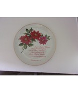 Christmas Floral Series II Commemorative Plate  1977 Chara 8&#39;&#39; WWA - $8.20 CAD