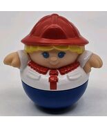 Playskool 1987 Weeble Wobble Fireman Girl Replacement Figure - $19.79