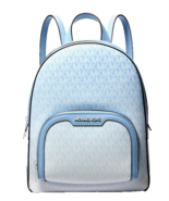 New Michael Kors Jaycee Medium Ombré Signature Logo Backpack Light Sky /... - $120.81
