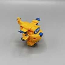 Super Wings Transforming Donnie Airplane Toy Action Figure Plane 2.5&quot; - £5.46 GBP