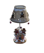 Christmas/Winter/Holiday Gingerbread Ceramic/Metal Tealight Holder:5”Dx9... - €64,95 EUR