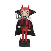 Santa's Workshop Red Devil Wooden Halloween Nutcracker 10 Inch - $34.63