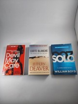 Lot of 3 James Bond PB Books Devil May Care, Carte Blanche and Solo - £11.22 GBP