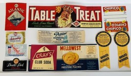 Vintage Labels Food Beverage Beer, Atlantic, Cray’s, Table Treats - £4.51 GBP