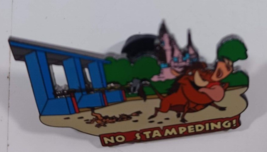 DIsney Pin Wild About Safety No Stampeding Pin 22553 excelent - $9.90