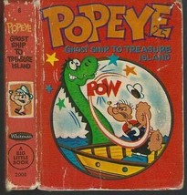 Popeye in Ghost Ship to Treasure Island by Paul Newman 1968 Big Little Book #8 [ - £30.85 GBP