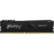 Kingston KF432C16BB1/16 16GB 3200MHZ DDR4 CL16 DIMM 1GX8 FURY BEAST BLACK - $135.24