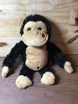 Whitmans Plush Monkey 10” Stuffed Animal Toy Heart on cheek - $10.54