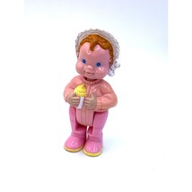 Fisher Price Loving Family 1994 Baby Girl Figure Pink Sleeper Dollhouse - £7.77 GBP