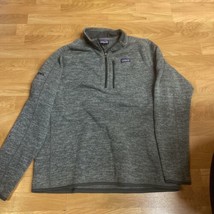 Men&#39;s Patagonia Heather Gray 1/4 Zip Up Better Sweater Pullover Jacket Sz Xl - £23.46 GBP