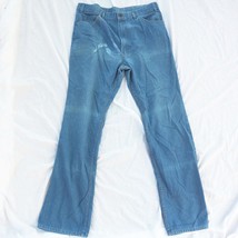 Vintage Arancione Scheda Levis Per Uomo con Una Skosh More Room Jeans 38... - £45.55 GBP