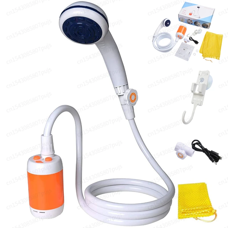 Portable Electric Shower Rechargeable Bathing Pump for Outdoor Sport Travel - £45.68 GBP+